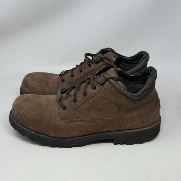 Rockport Waterproof Chukka Boots Mens 13 N Narrow Brown Leather Preppy Gorpcore - Picture 4 of 16